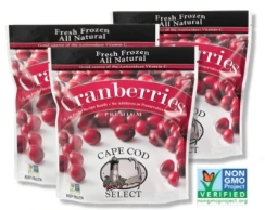 3 Pack (9lbs.) Whole Frozen Cranberries