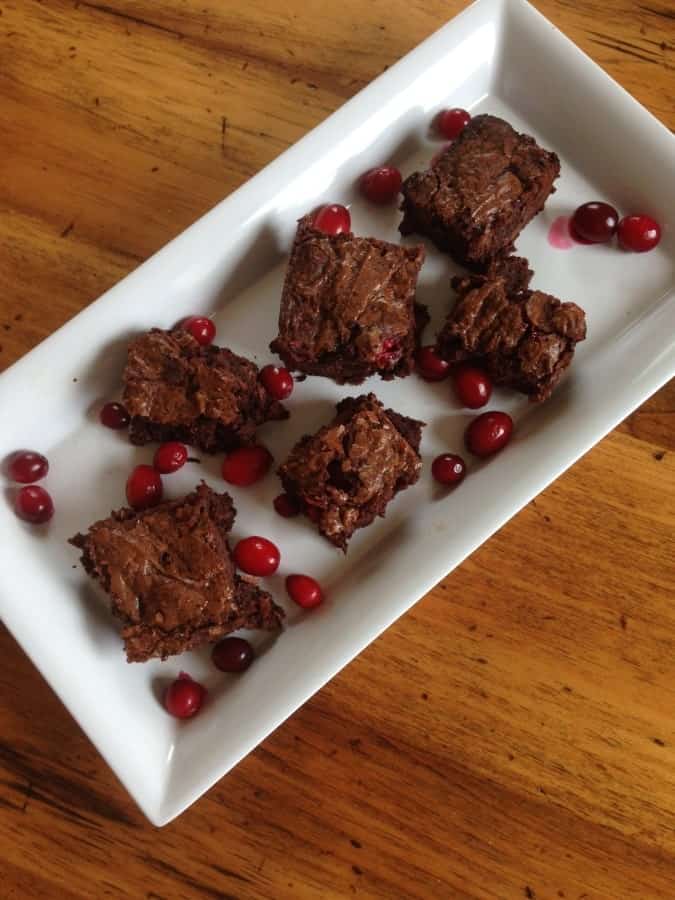 Cranberry Brownies from Scratch
