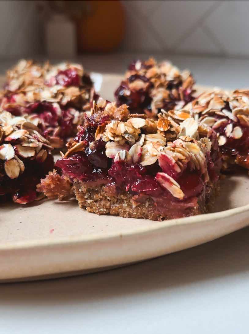 Cranberry Crumble Bars Recipe