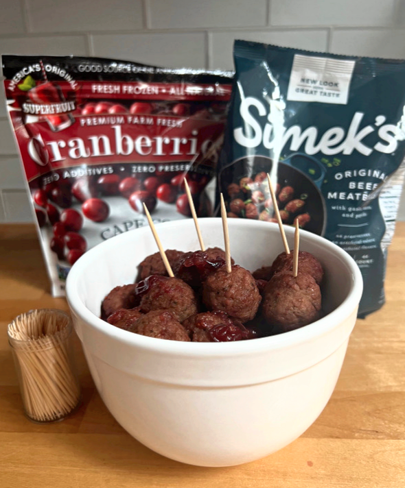Sweet & Sour Cranberry Meatballs