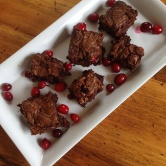 Cranberry Brownies from Scratch