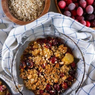 Cranberry Pear Crisp